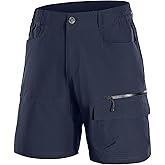Tansozer Mens Hiking Cargo Shorts 10" Lightweight Quick Dry Casual Golf Summer Outdoor Fishing Shorts with 5 Pockets