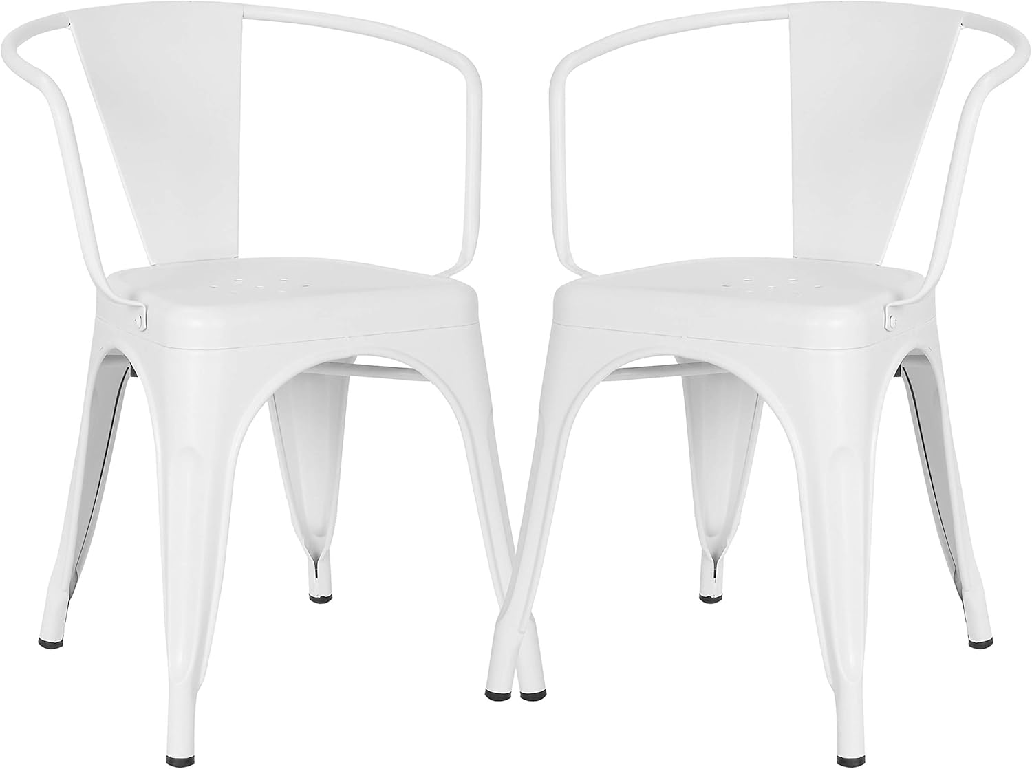 Best iron dining chairs with arms