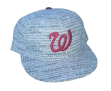 washington senators fitted hat