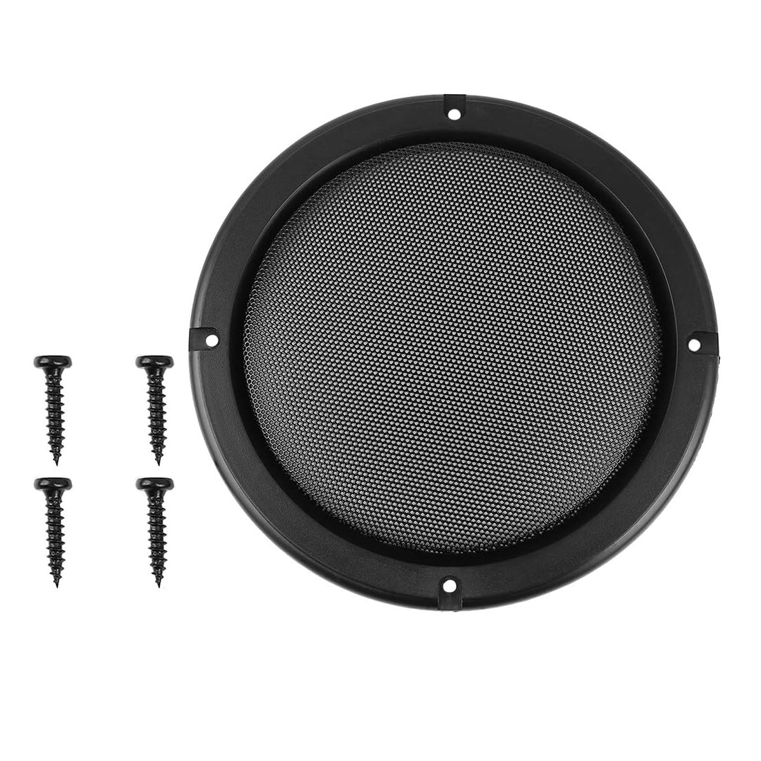 MACHSWON Car Speaker Cover Mesh Protector Black 7" Car Speaker Cover Woofer Subwoofer Grill