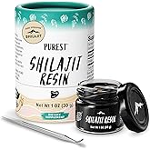 Pure Himalayan Shilajit, High Nutritional Potency, Grade A Shilajit Resin with 85+ Plant-Derived Trace Minerals and Fulvic Acid, Energy & Immune Suport for Men and Women, 3rd Party US Lab Tested (30g)