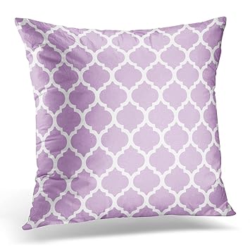 Amazon Com Torass Throw Pillow Cover Purple Lilac Decorative