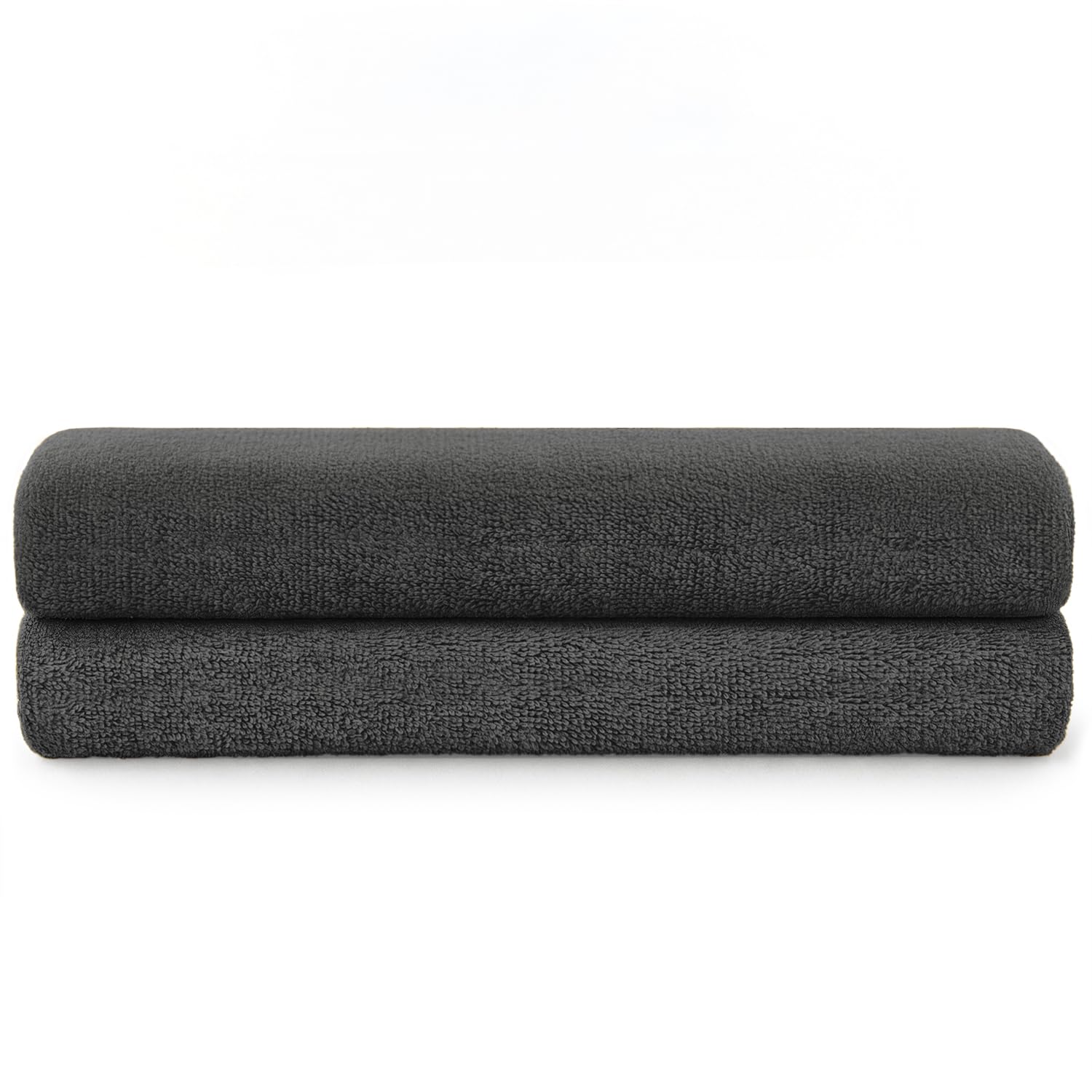 Blumtal Hotel Quality Towel Set - 2 Bath Towels 70x140, Soft and quick dry towel Bathroom Towels, Anthracite Towels, 100% Cotton