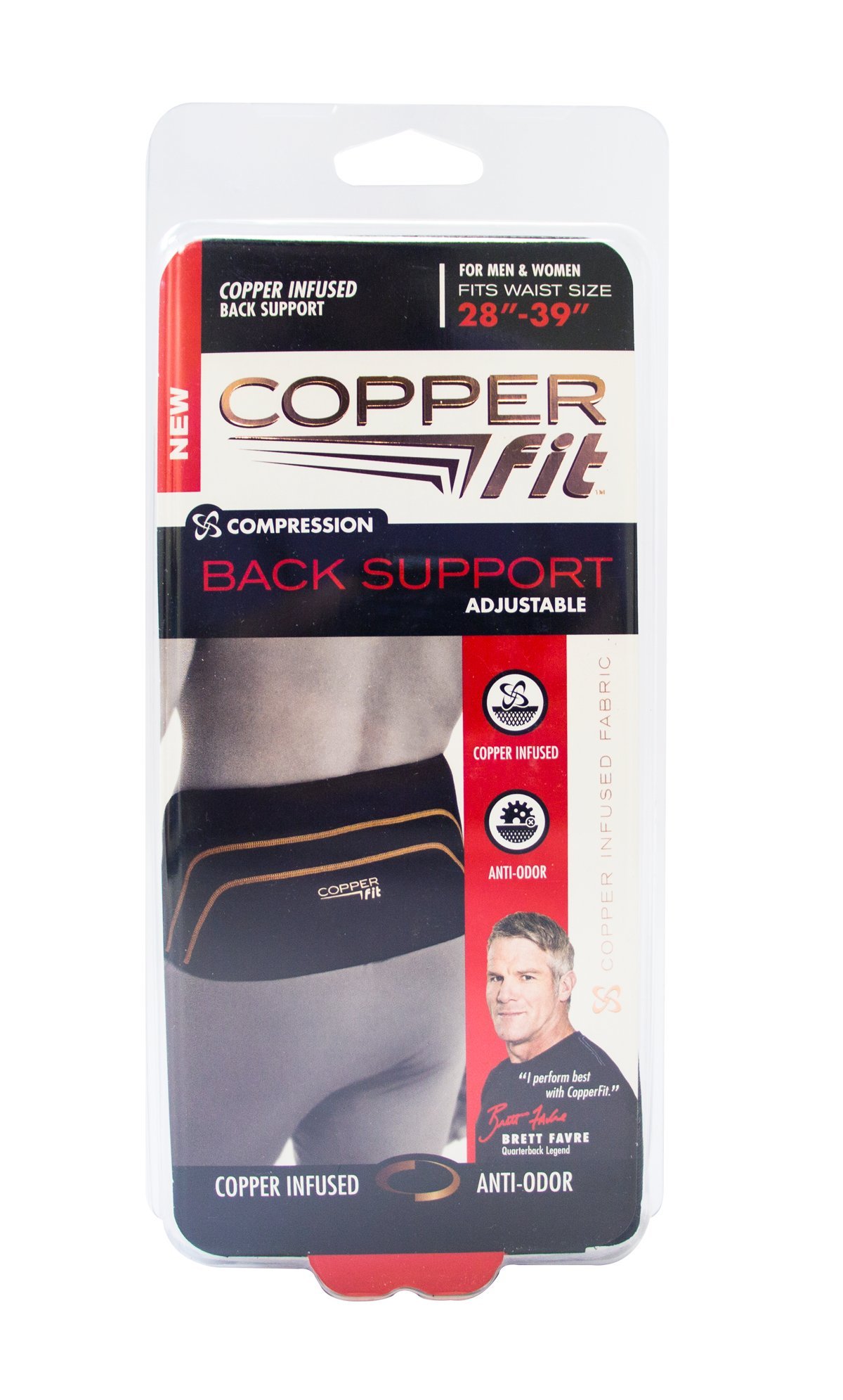Copper Fit Pro Back Belt Compression Brace BSA Soar