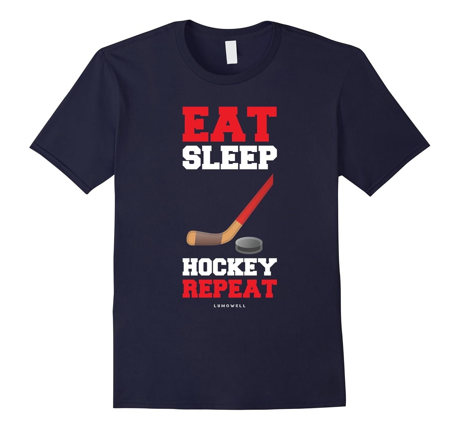 Funny Hockey T-Shirts: Eat Sleep Hockey Repeat Shirts-ANZ