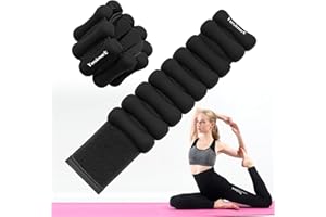 YESIMET Ankle & Wrist Weights for Women and Men, Wearable Strong Arm & Leg Weights Set of 2 (1Lb Each), Adjustable Wrist Ankle Weights for Home Gym, Yoga, Walking, Running, Dance, Pilates, Cardio, Aerobics