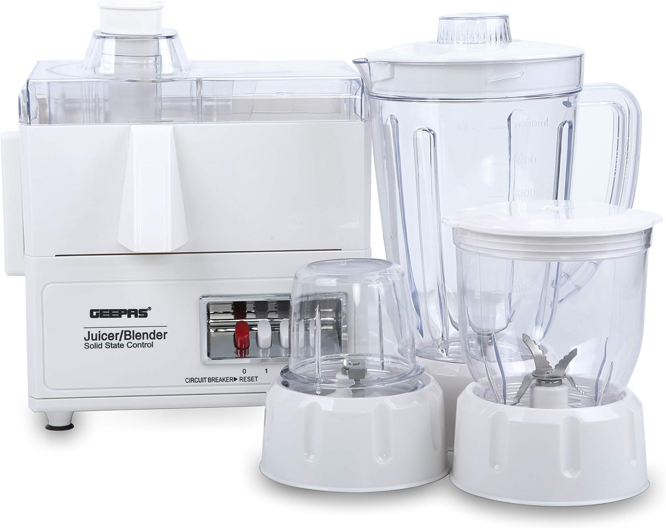 Geepas 4 In 1 Super Blender [gsb2031], White price in UAE Amazon UAE