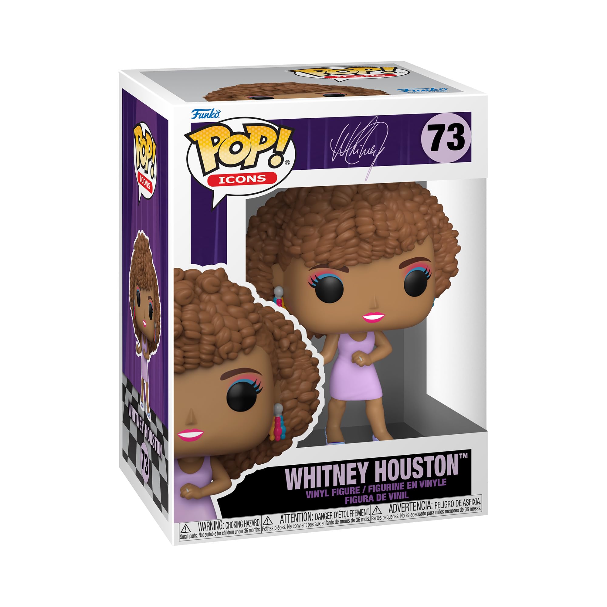 Funko POP! Icons: Whitney Houston - I Wanna Dance With Somebody - Collectable Vinyl Figure - Gift Idea - Official Merchandise - Toys for Kids & Adults - Music Fans - Model Figure for Collectors