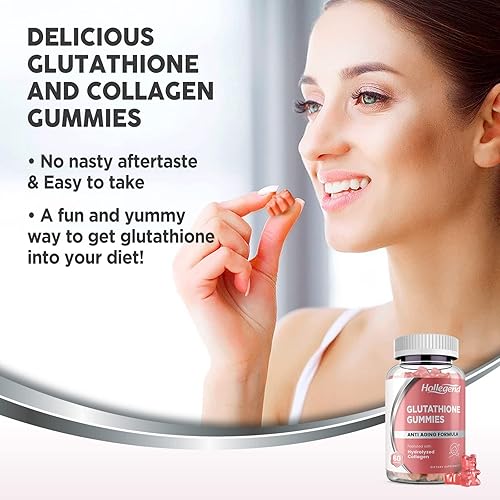 Reduced Glutathione 500mg Gummies, L-Glutathione with Collagen Chewable  Supplements for Skin Care, Liver Support, Antioxidant, Immune System, 60  Count in Kenya | Whizz Collagen