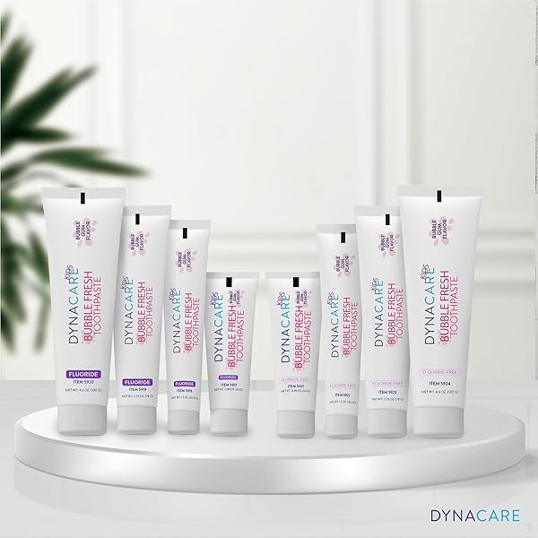 DYNACARE BUBBLE FRESH FLUORIDE KIDS TOOTHPASTE, BUBBLEGUM FLAVOR, CAVITY PROTECTION, DAILY ORAL HYGIENE – 4.6 OZ., 1 COUNT