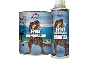 Speedokote Epoxy Fast Dry 2.1 low voc DTM Primer & Sealer Gray Quart Kit, SMR-260G-Q/261-8