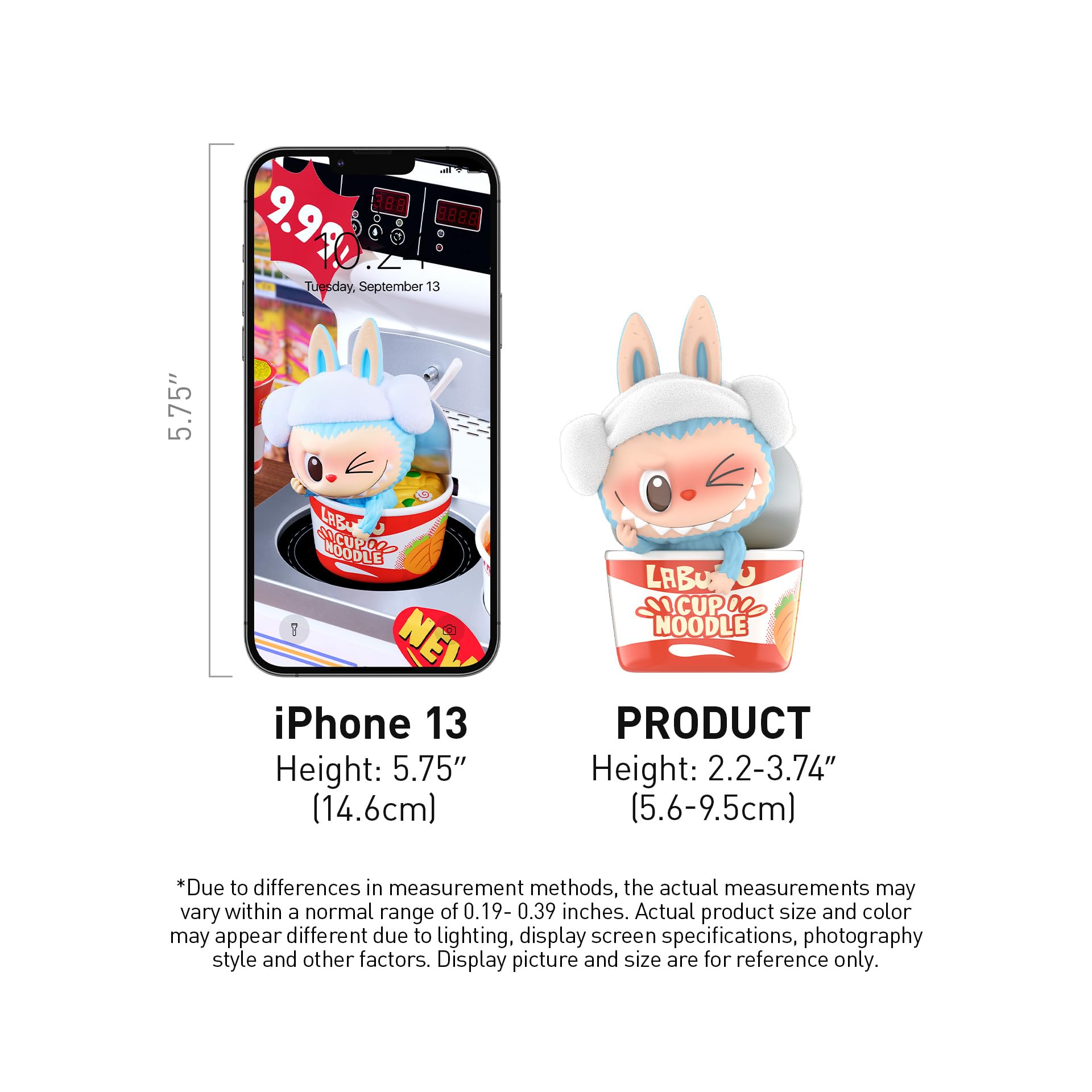 POP MART The Monsters Wacky Mart Series Blind Box Figures, Random Design Action Figures Collectible Toys Home Decorations, Holiday Birthday Gifts for Girls and Boys, Single Box