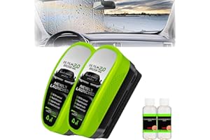 Optimo Pro Pour Vitre D Auto,Optimo Pro Pare-Brise & Lave Vitre Nettoyage with Refills, Removes Oily Residue Effectively (2PC