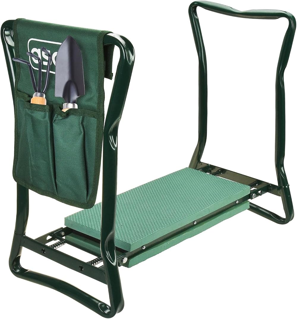 Albert Austin Foldable Garden Kneeler & Bench Stool with Tool Bag