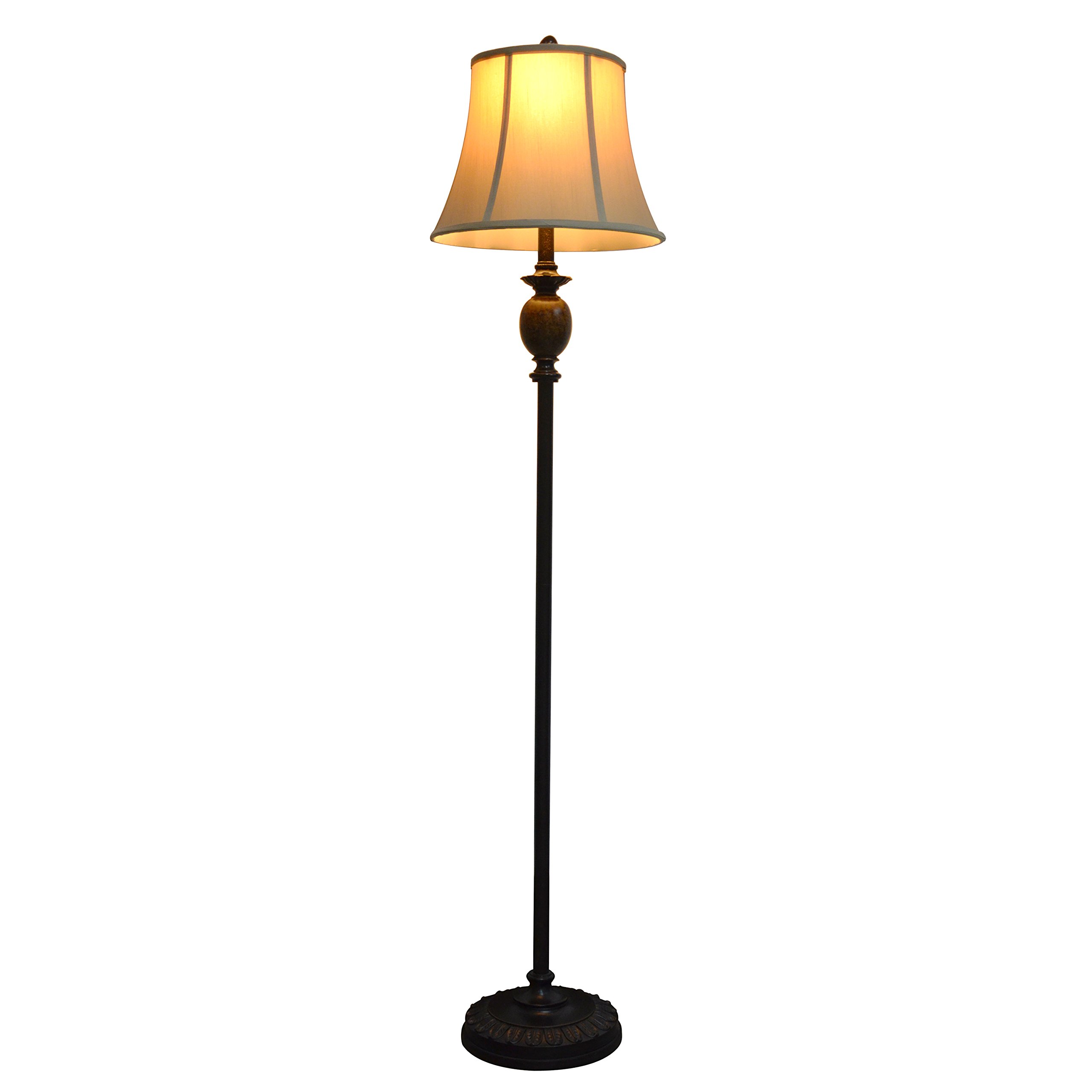 Décor Therapy PL1645 61" Marble Floor Lamp, Bronze 82803253531 eBay