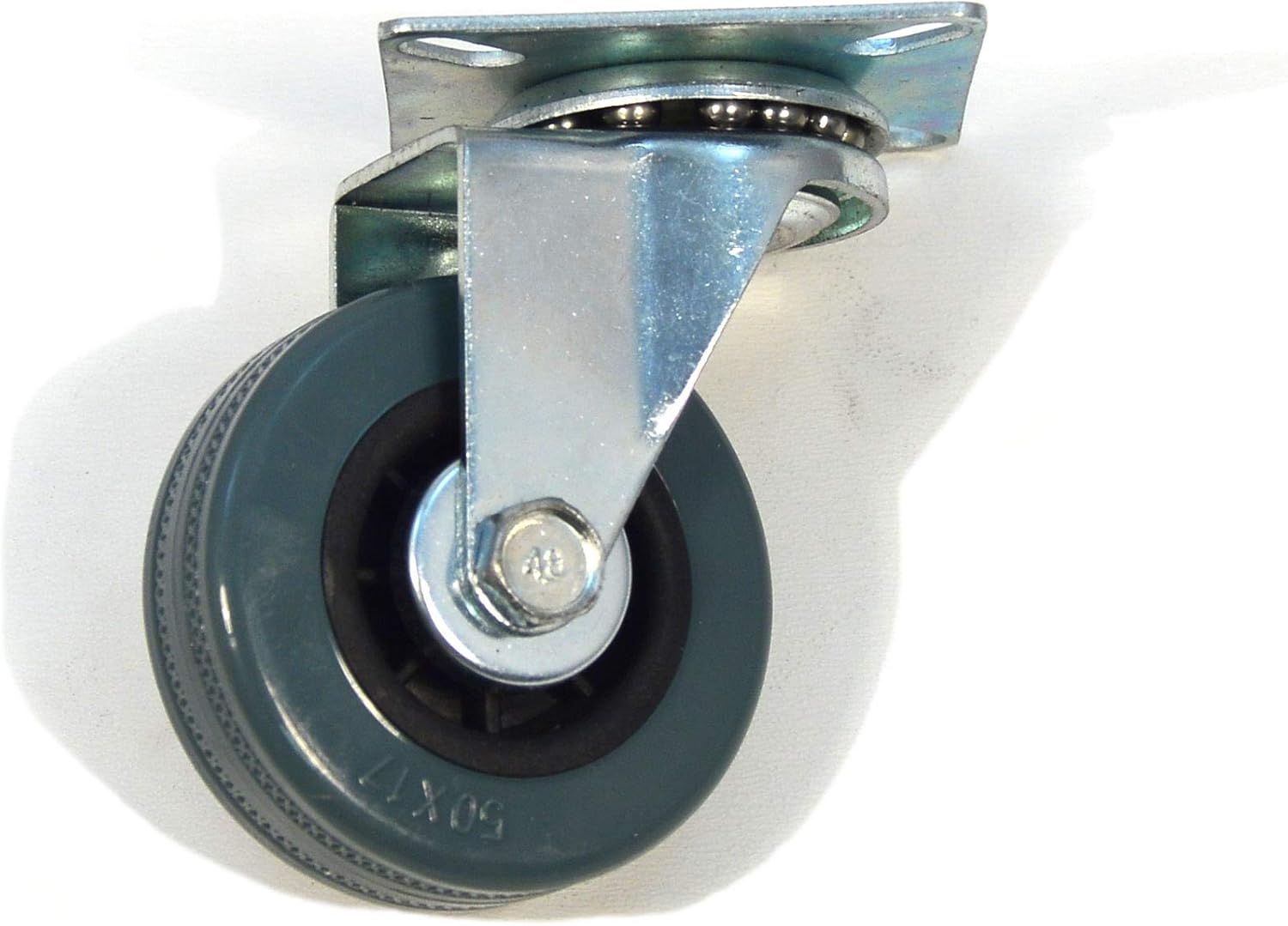 2 x Furniture Castors Without Brake Swivel Castors for Industrial