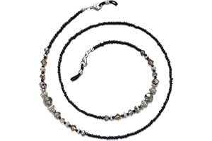 JURYLOO Beaded Eyeglass Chain Glasses Holder Necklace Sunglasses Chain Eye Glasses Holders Around Neck for Women Stylish