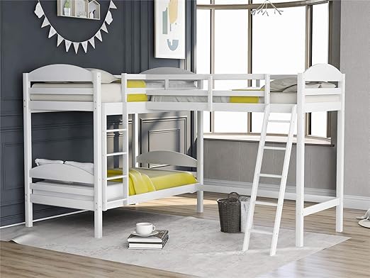 3 person bunk bed