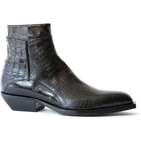 Nex technical Men\'s Italian Alligator Print Leather Boots EU Size 43 US Size 10 Men main image 3