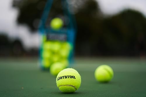 GAMMA Sports Pressureless Tennis-Balls Pack with Mesh Tennis-Ball Bag Bag-O-Balls 18 - Gamma Sports