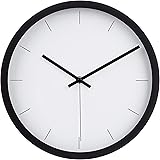Amazon Basics 12" Modern Wall Clock - Black
