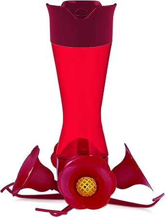 Amazon Com Perky Pet 203cpbr Pinchwaist Hummingbird Feeder Red