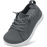 LeIsfIt Toddler Shoes Girls Boys Wide Shoes Kids Zero Drop Minimalist Sneakers Barefoot Slip on Tennis Sneakers