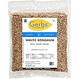Gerbs White Sorghum Grain, 2 LBS, Top 14 Food Allergen Friendly & grown in USA