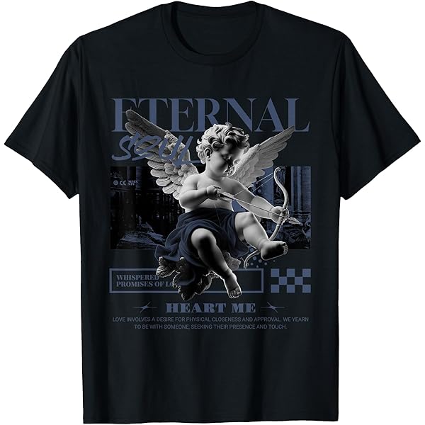 Amazon.com: Urban Streetwear Angel Victory Over Chaos T