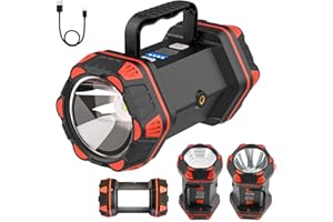 ROPELUX Led Camping Lantern Rechargeable, Camping Lights 1500lm, 8 Light Modes, Emergency Flashlights For Emergencies, Portable Light 12h Standby, Battery Powered Lantern For Power Outages, Hurricane, Hiking.