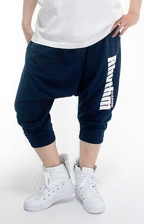 Amazon Co Jp サルエルパンツ ダンスパンツ フィットネスウェア 軽いスウェット パンツ レディース ゆるいシルエット Le Rhythm リアリズム 7分丈 ハーフパンツ 1sw17 1sw18 スポーツ アウトドア