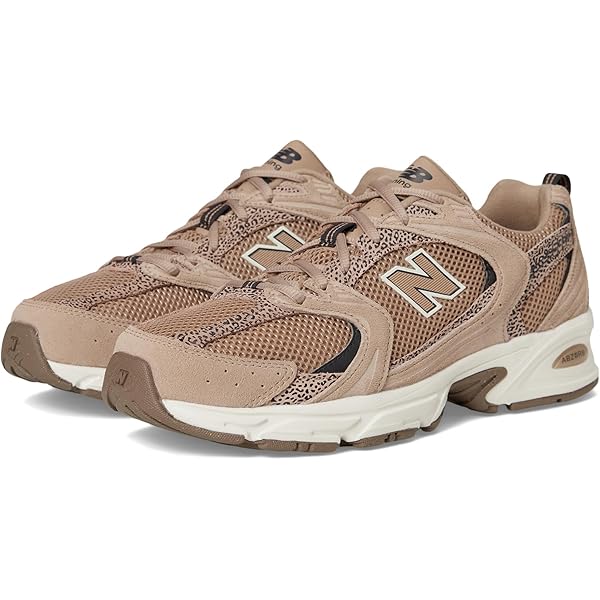 Amazon.com | New Balance Unisex 530 Flat Taupe/Black Cement Men 8