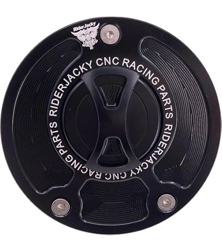 Amazon.com: Riderjacky Keyless Gas Cap Fuel Tank Cover For