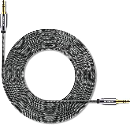 Amazon Auxケーブルdukabel 3極 8m 3 5 Mmステレオミニプラグ オーディオケーブル ミニジャック高音質転送 スマホ 車載 ヘッドホン イヤホン 延長 スピーカーに対応 Dukabel ステレオケーブル