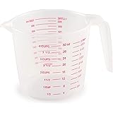 Norpro 4-Cup Capacity Plastic Measuring Cup, Multicolor