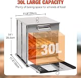 REDCAMP Foldable Camping Oven 3-Tier Grill Stainless Steel Portable Outdoor Oven view 3