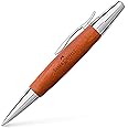 Faber-castell E-Motion BRWN Wood/Chrome Bpnt