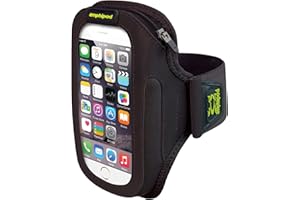 Amphipod ArmPod SmartView Sumo Armband, Reflective Arm or Belt Cell Phone Accessory with Zip Storage for Running & Walking - 