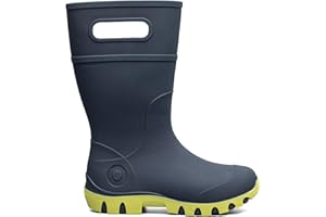 BOGS Unisex-Child Footwear Essential Kids' Waterproof Rain Boots
