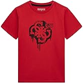 GUESS Boys' Eco Short Sleeve Logo T-Shirt