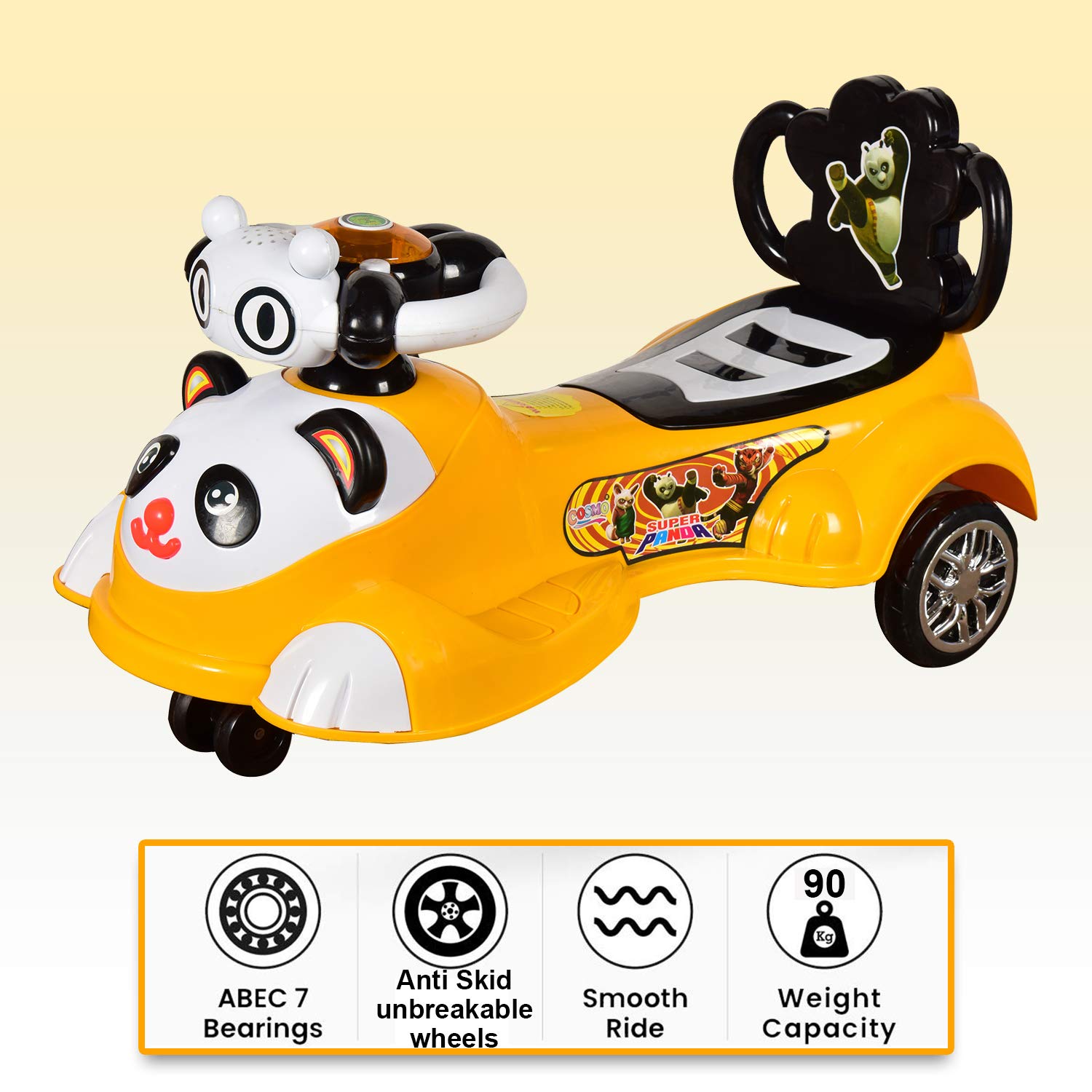 panda ride on car
