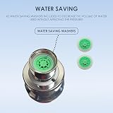 AQUALONA Overhead Fixed Shower Head Rub Clean Chrome BSP 1/2" Easy Installation view 4