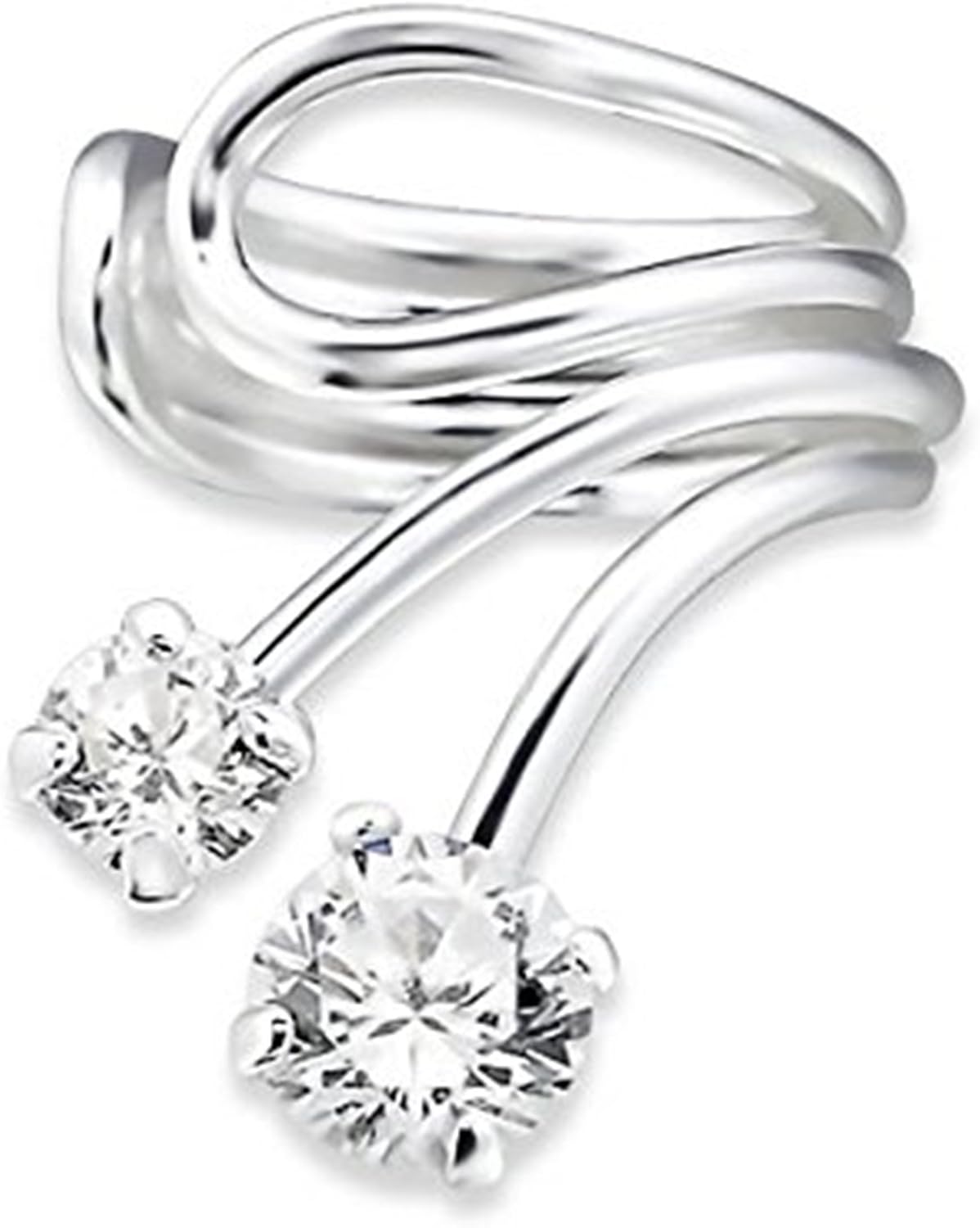 925 Sterling Silber Spirale Twist Wrap Ohrringe Für Frauen