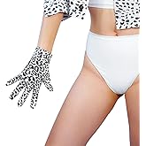 DooWay Women's Short Dress Leather Gloves for Evening Costumes Daily Faux Leather PU 21cm