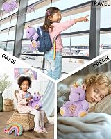 Naturally KIDS Purple Unicorn Backpack for Girls Toddler Gifts view 6