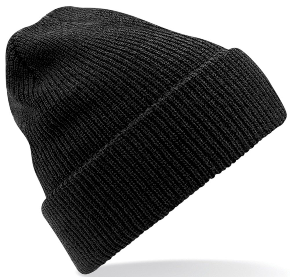 Beechfield Unisex Heritage Beanie Black