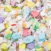 SALT WATER TAFFY 2 lb &ndash; 10 Assorted Flavors, Individually Wrapped, Bulk Old Fashioned Candy, Gluten Free, Kosher Parve