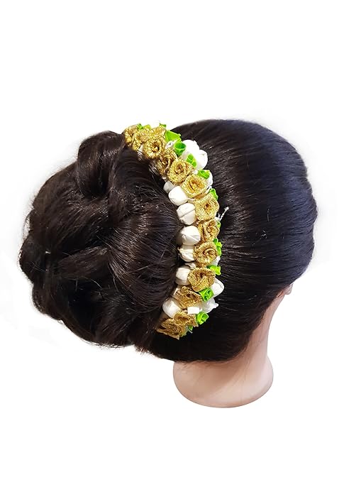 Buy Prime Flowers Bridal Hair Gajra Accessories For Women Juda