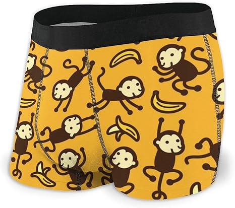 Amazon Co Jp ボクサーパンツ メンズ ボクサーブリーフ ボクサーショーツ 猿 サル モンキー 通気 吸汗 速乾 抗菌 防臭 無地 蒸れない 抜群の伸縮性 プレゼント 春 夏 秋 冬 パンツ ホーム キッチン
