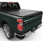 AUTOSAVER88 FRP Truck Bed Tonneau Cover Hard Tri-fold Fits for Chevy Silverado/GMC Sierra 1500 New Body Style 2007-2026 5.8ft Bed